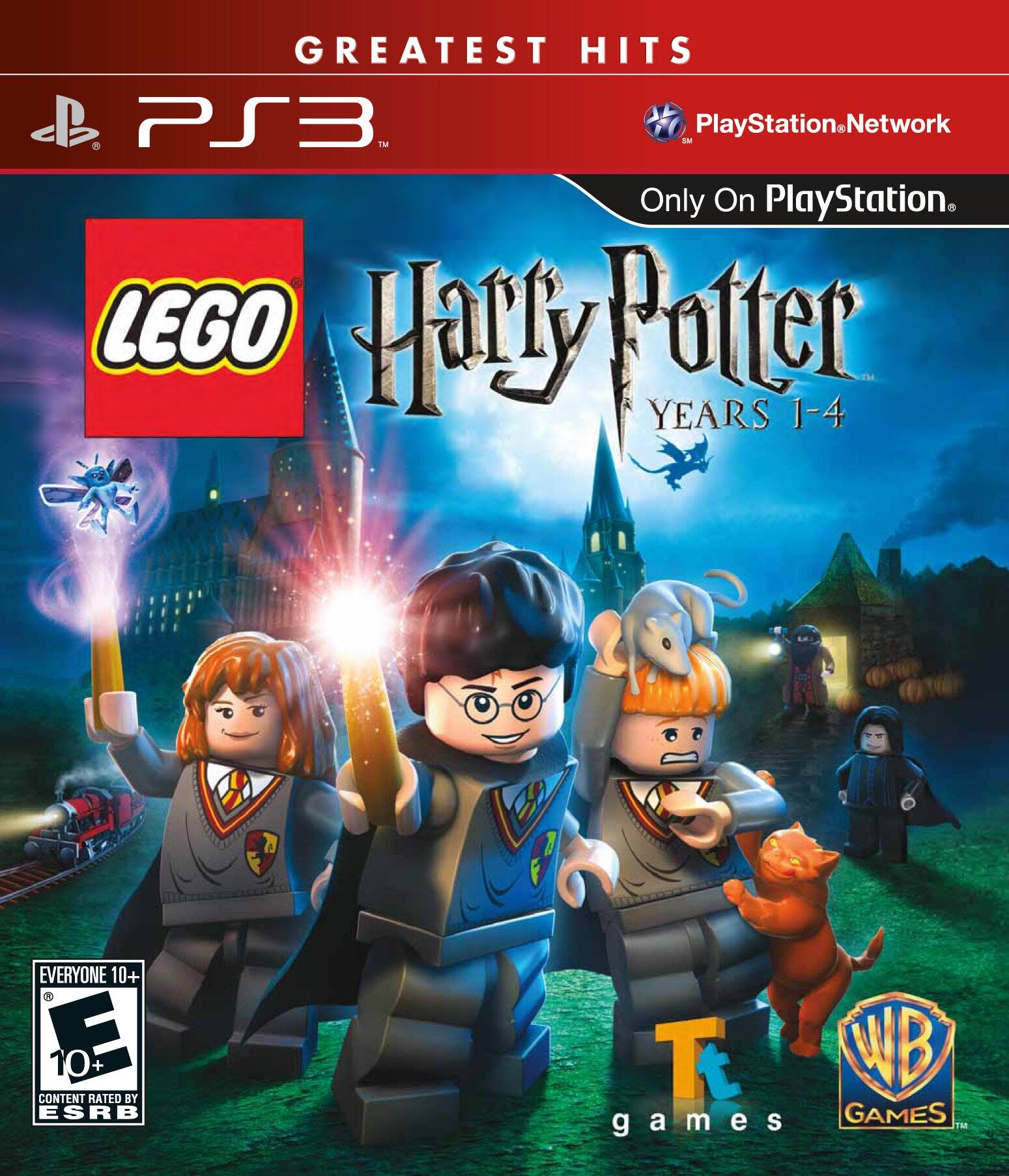 GREATEST HITS
PS3
Only On PlayStation
PlayStation Network
LEGO Harry Potter
YEARS 1-4
EVERYONE 10+
CONTENT RATED BY ESRB
WB GAMES
TT games - E10+ (Everyone 10+)