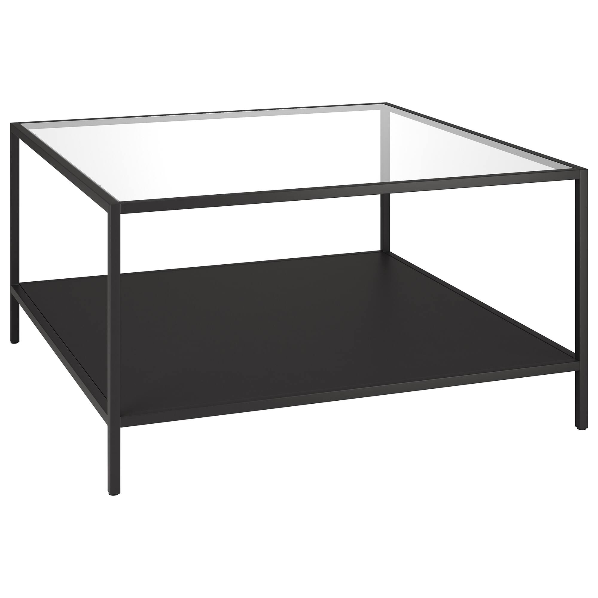 Angle. Camden&Wells - Sivil Square Coffee Table - Blackened Bronze.