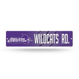 Rico Industries - Abilene Christian Wildcats Street Sign (16") Hang anywhere you choose. Garage, office, den, man cave, kids room - Multi