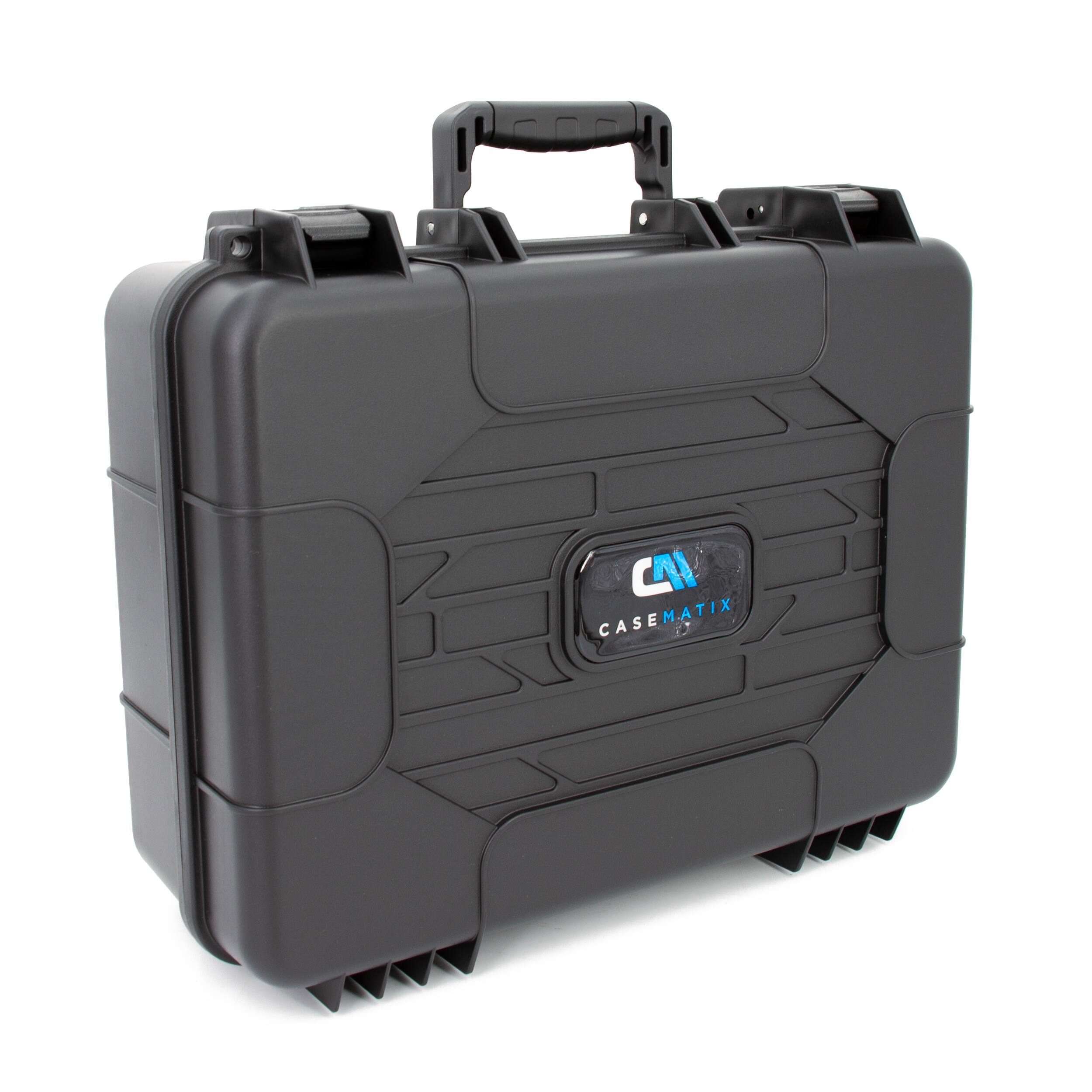 CASEMATIX Hard Shell Portable Projector Case with Customizable