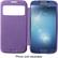 Alt View 2. Platinum™ - Leather Flip Case for Samsung Galaxy S 4 Cell Phones - Purple.