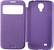 Alt View 3. Platinum™ - Leather Flip Case for Samsung Galaxy S 4 Cell Phones - Purple.