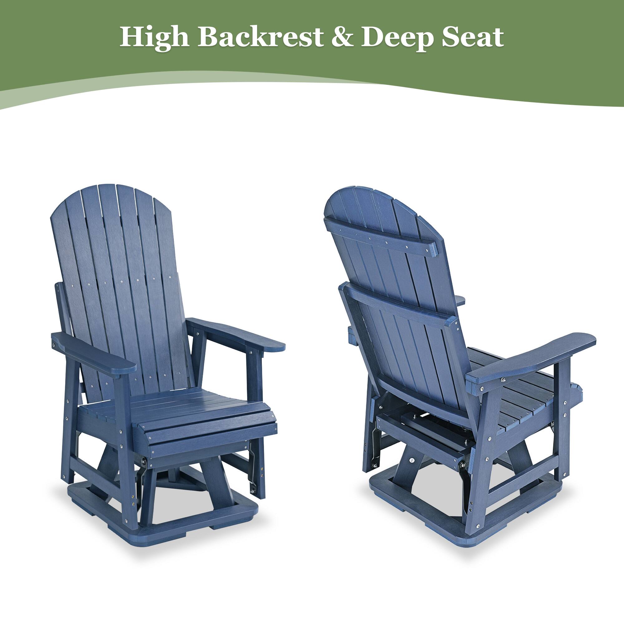 High Backrest & Deep Seat