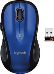 Logitech - M510 Wireless Optical Ambidextrous Mouse - Blue - Front_Zoom