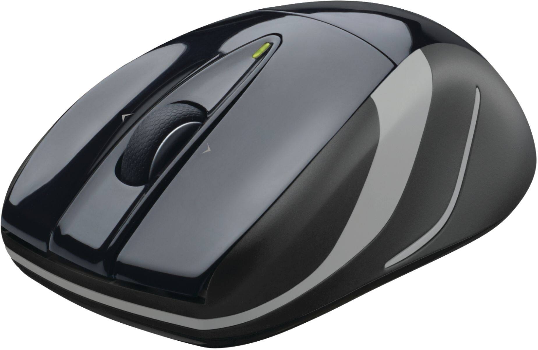Alt View 12. Logitech - M525 Wireless Optical Ambidextrous Mouse - Black.