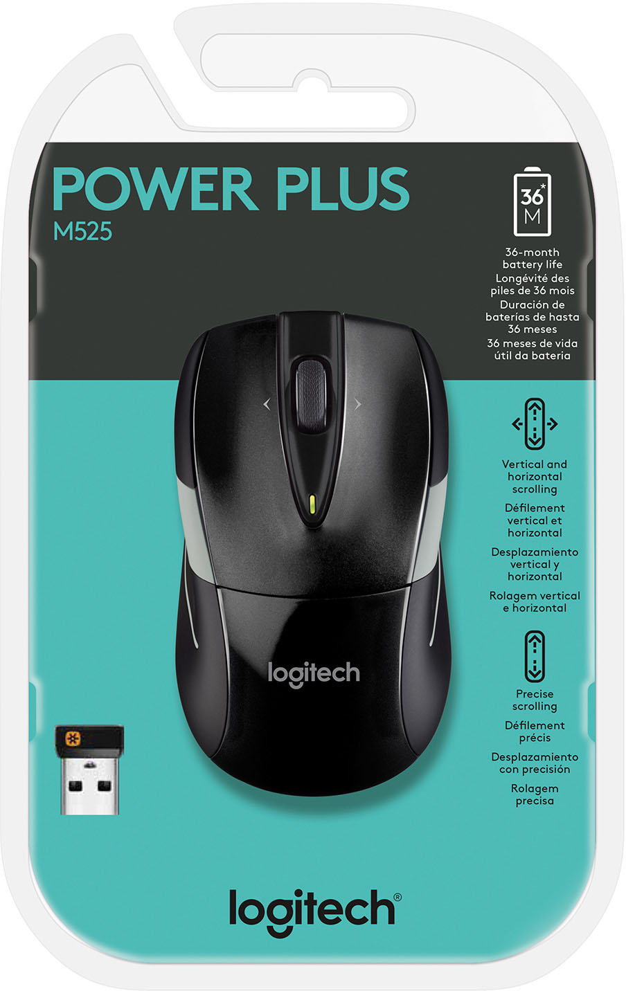 Best Buy: Logitech M525 Wireless Optical Ambidextrous Mouse 910-002696