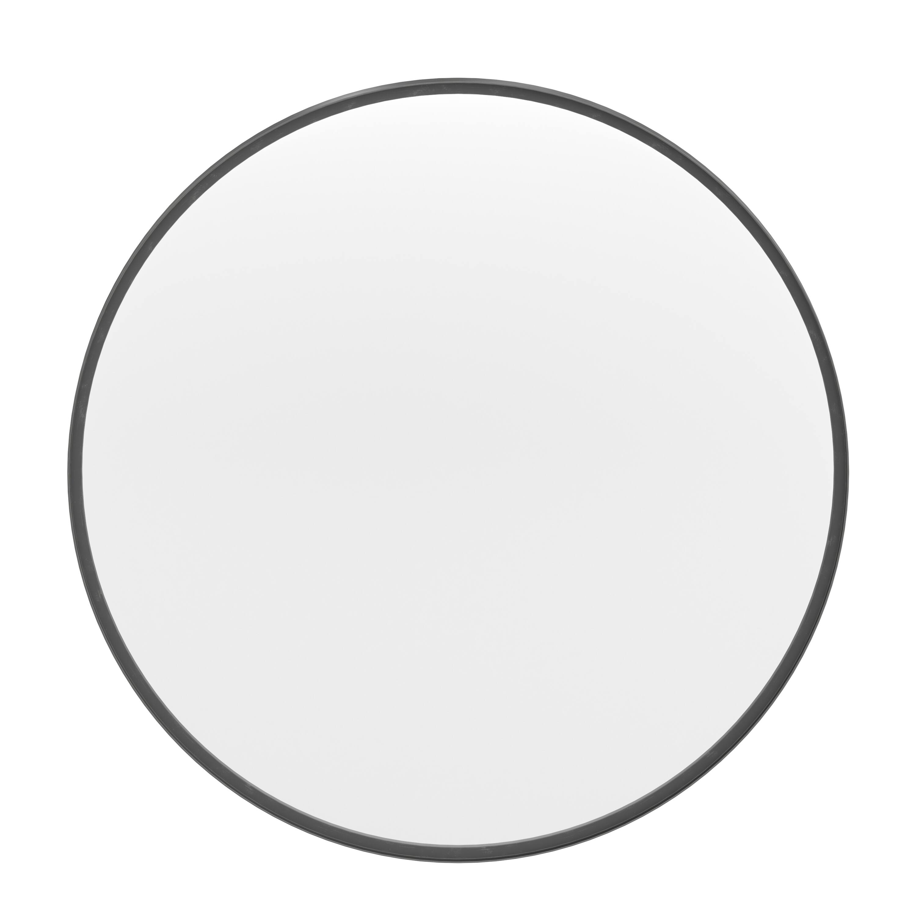 Alt View 9. Emma + Oliver - Edirne Wall Mirror with Metal Frame and Silver Backed Glass for Clarity for Entryways, Bathrooms & More - Black.