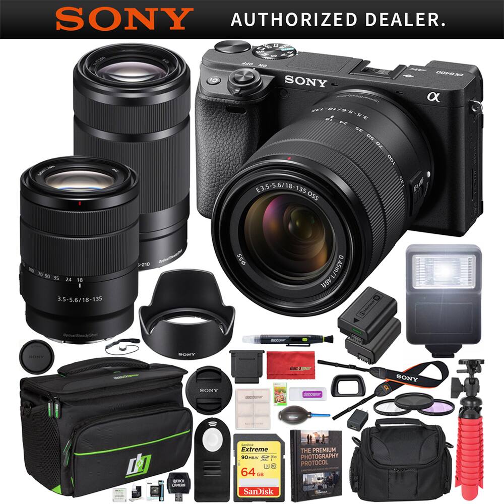 SONY AUTHORIZED DEALER.  
OTS II CSD - & $ DELEVIN OFF NO K X6400 SONY 0 SEL - 5-5-S-S'E 18 24 35  
savers  
E35-56/18-135 OSS  
100  
100 70 50 35 24 18 3.5-5.6/18-135  
5-210  
55  
. 48ft 45m/1  
OpticalSteadyShot  
decoper  
SONY  
SONY  
dell.Org  
SONY  
docogner  
doc gour decogrer  
SONY a  
-  
BEACH CAMERA  
SMORE Extreme 90MB/S SA you XC U 64G GB SanDisk  
THE PREMIUM PHOTOGRAPHY PROTOCOL proteiger