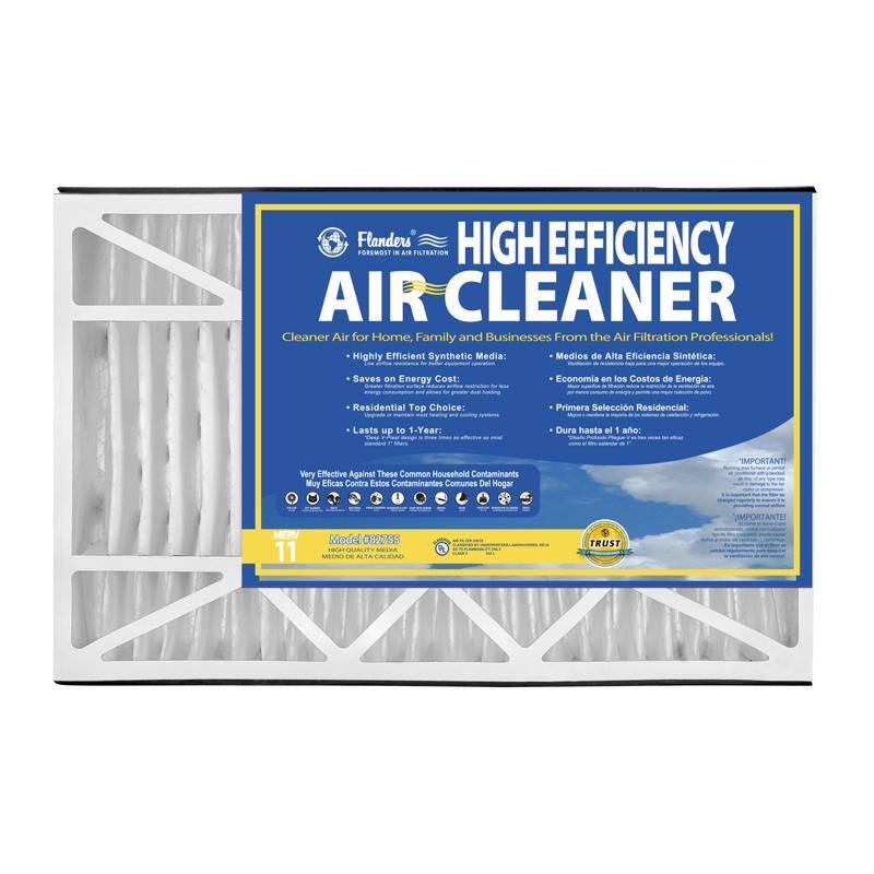 Flanders High Efficiency Air Cleaner - 8 Siltratin Air Cleaner

Cleaner Air for Home, Family and Businesses From the Air Filtration Professionals!

- Highly Efficient Synthetic Media: Medios de Alta Eficiencia Sintética
- Saves on Energy Cost: Economía en los Costos de Energía
- Residential Top Choice: Primera Selección Residencial
- Lasts up to 1-Year: Dura hasta el 1 año
- Very Effective Against These Common Household Contaminants: Muy Eficas Contra Estos Contaminantes Comunes Del Hogar

Model 182755

11

SECRA SAETRS - ALEA TRUST
