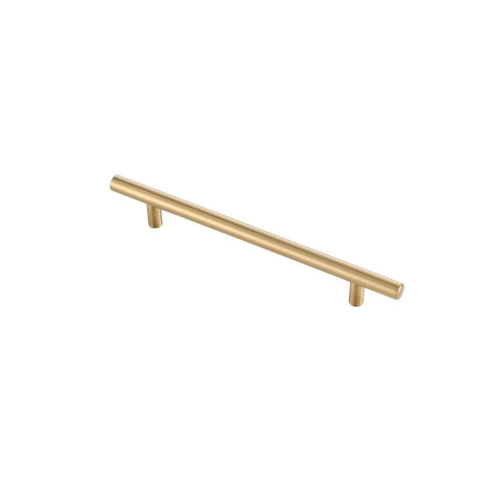 Back. Elegant Decor - Quinn 6-5/16" Center to Center Brass Bar Pull Multipack (set of 10) - Brass.