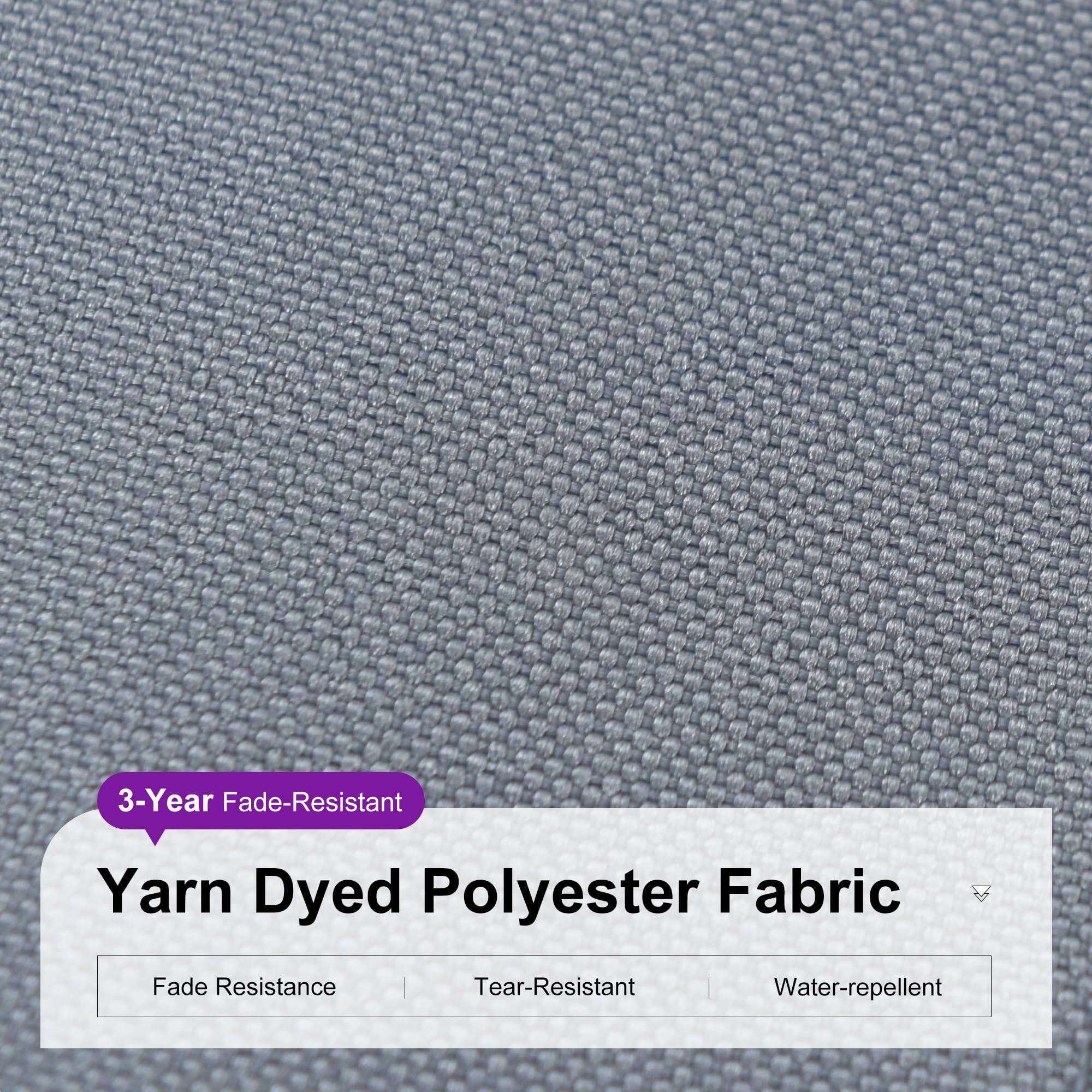 3-Year Fade-Resistant Yarn Dyed Polyester Fabric

- Fade Resistance
- Tear-Resistant
- Water-repellent