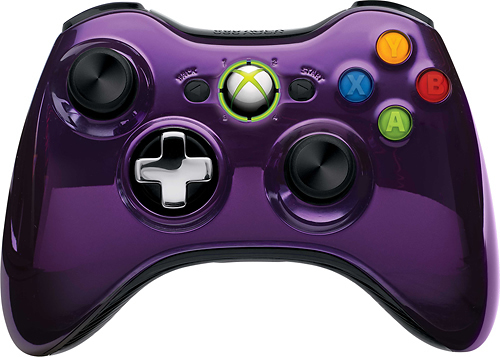 Onderwijs vloot Weiland Microsoft Special Edition Chrome Series Wireless Controller for Xbox 360  Purple Chrome 43G-00061 - Best Buy