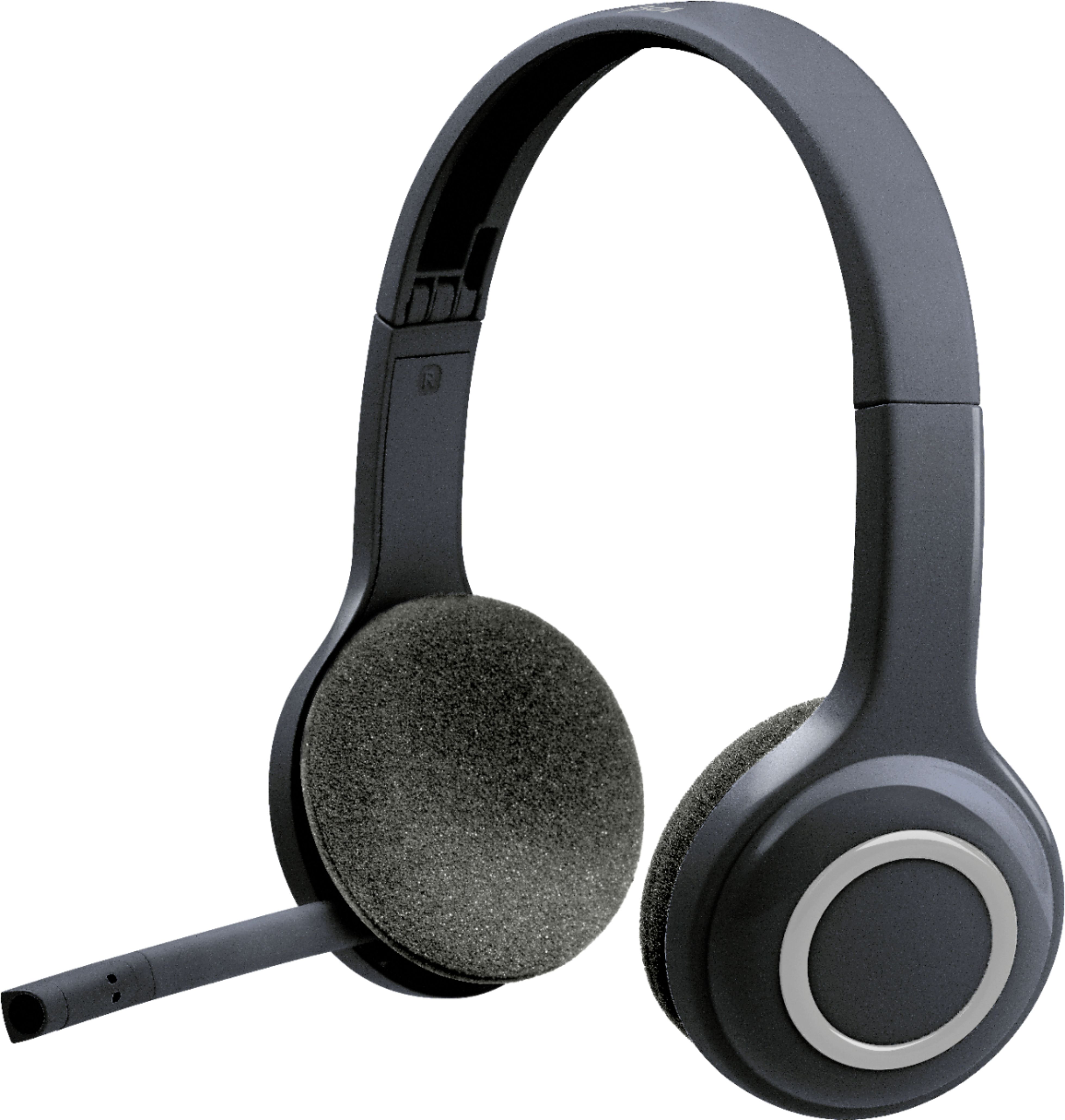 Oprecht Retoucheren via Best Buy: Logitech H600 RF Wireless On-Ear Headset Black 981-000341