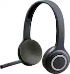 Best Buy Logitech H600 RF Wireless On Ear Headset Black 981 000341