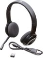 Alt View Zoom 12. Logitech - H600 RF Wireless On-Ear Headset - Black.