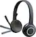 Left. Logitech - H600 RF Wireless On-Ear Headset - Black.