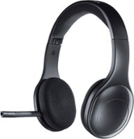 Logitech - H800 RF Wireless On-Ear Headset - Black - Front_Zoom