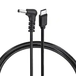 Unique Bargains - USB C to DC Power Cable, 12V 3A 36W, 3.5x1.35mm, PD Trigger for Laptop, Monitor, Security Camera - Black