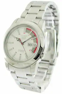 Seiko - Automatic 21 Jewels SNKK25 SNKK25K1 SNKK25K Men's Watch - White