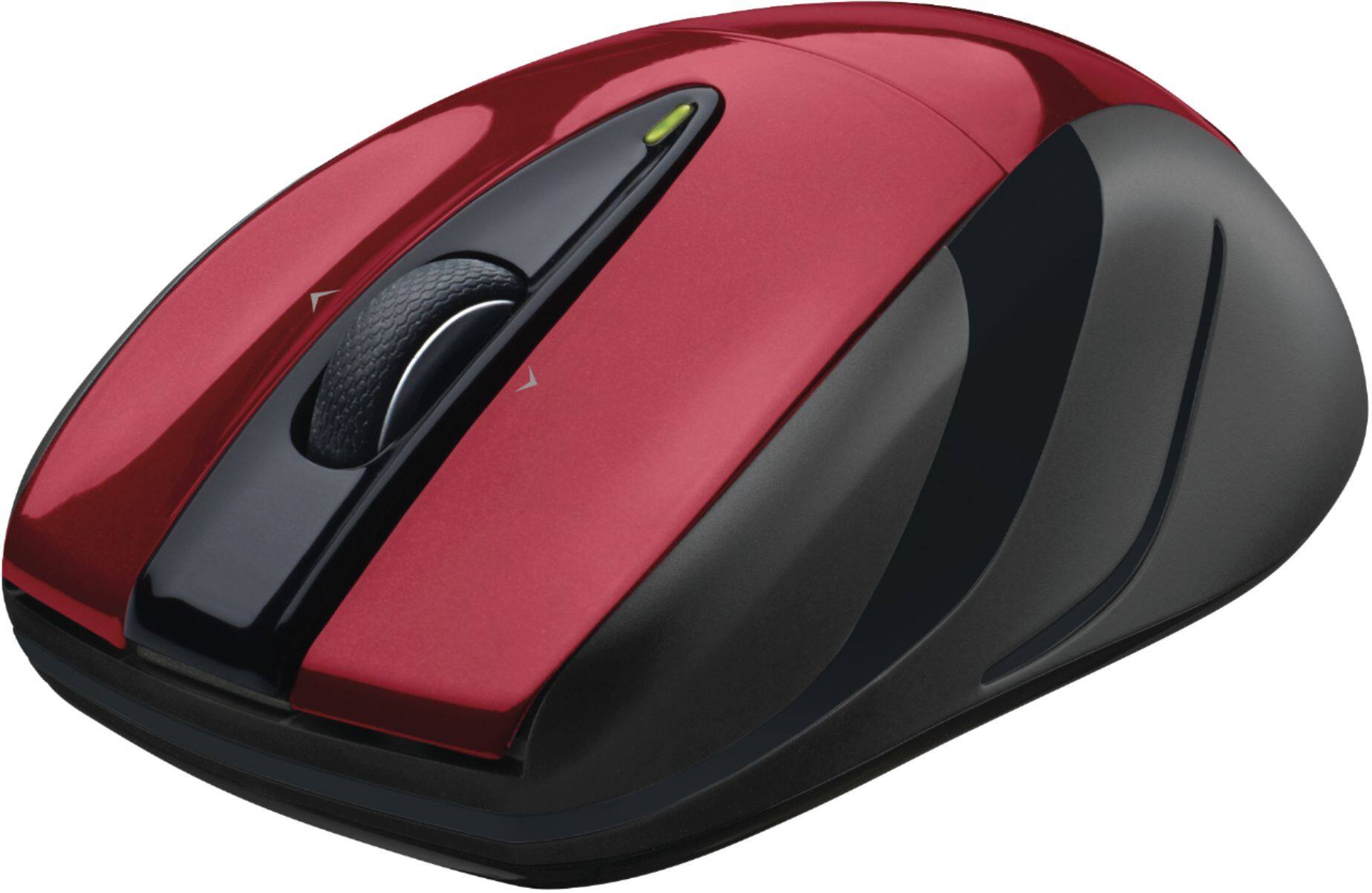 Alt View 12. Logitech - M525 Wireless Mouse - Red.