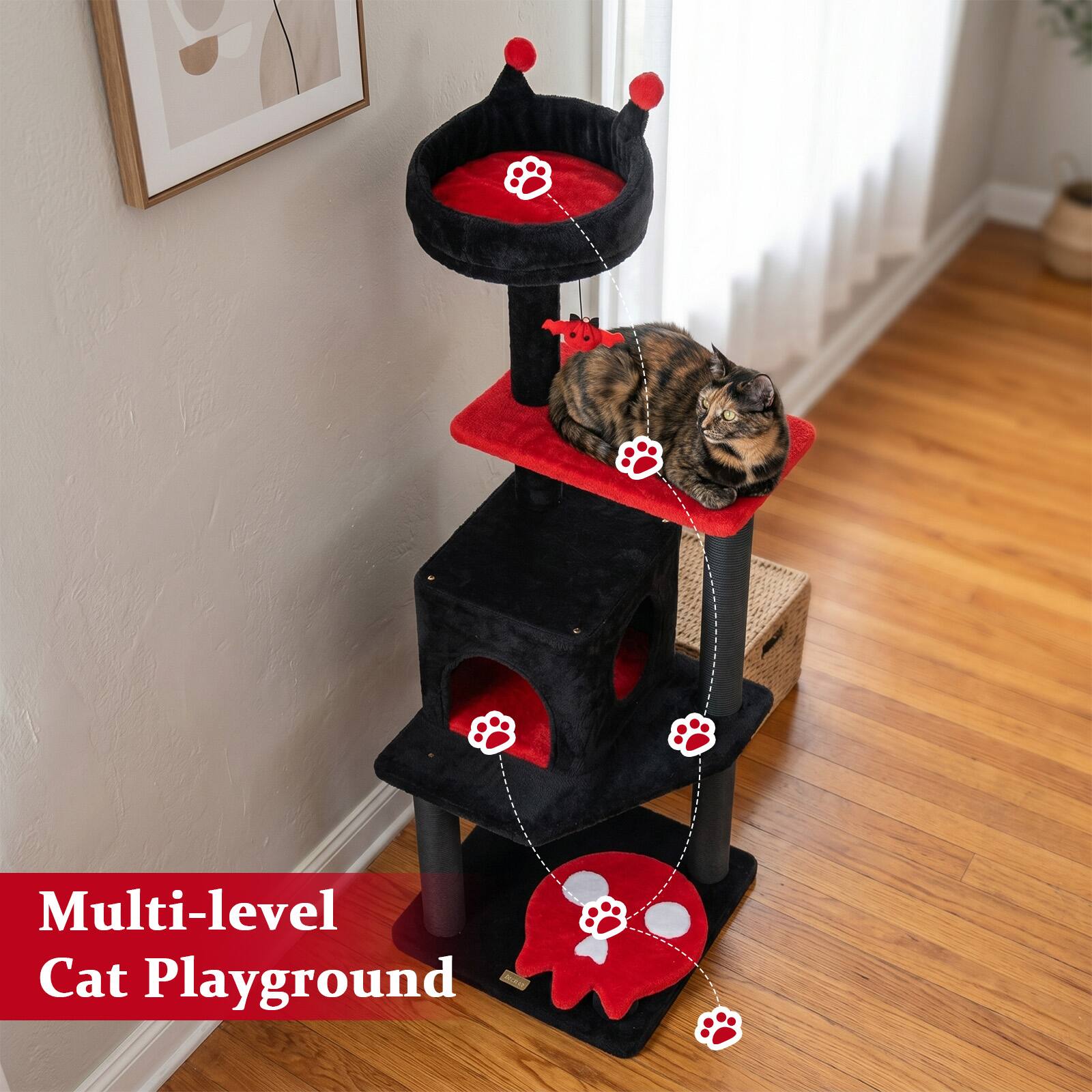 Multi-level Cat Playground