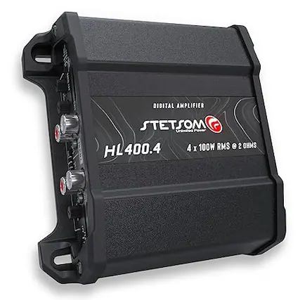 DIGITAL AMPLIFIER
STETSOM
HL400.4
4 x 100W RMS @ 2 OHMS