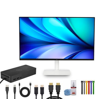 32 Plus 4K Monitor, Dell Universal Dock, 6ft Gold Plated Cable Ash 32 Plus 4K Monitor, Dell Universal Dock, 6ft Gold Plated Cable Ash