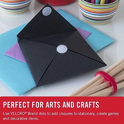 PERFECT FOR ARTS AND CRAFTS

Use VELCRO® Brand dots to add closures to stationary, create games and decorative items.