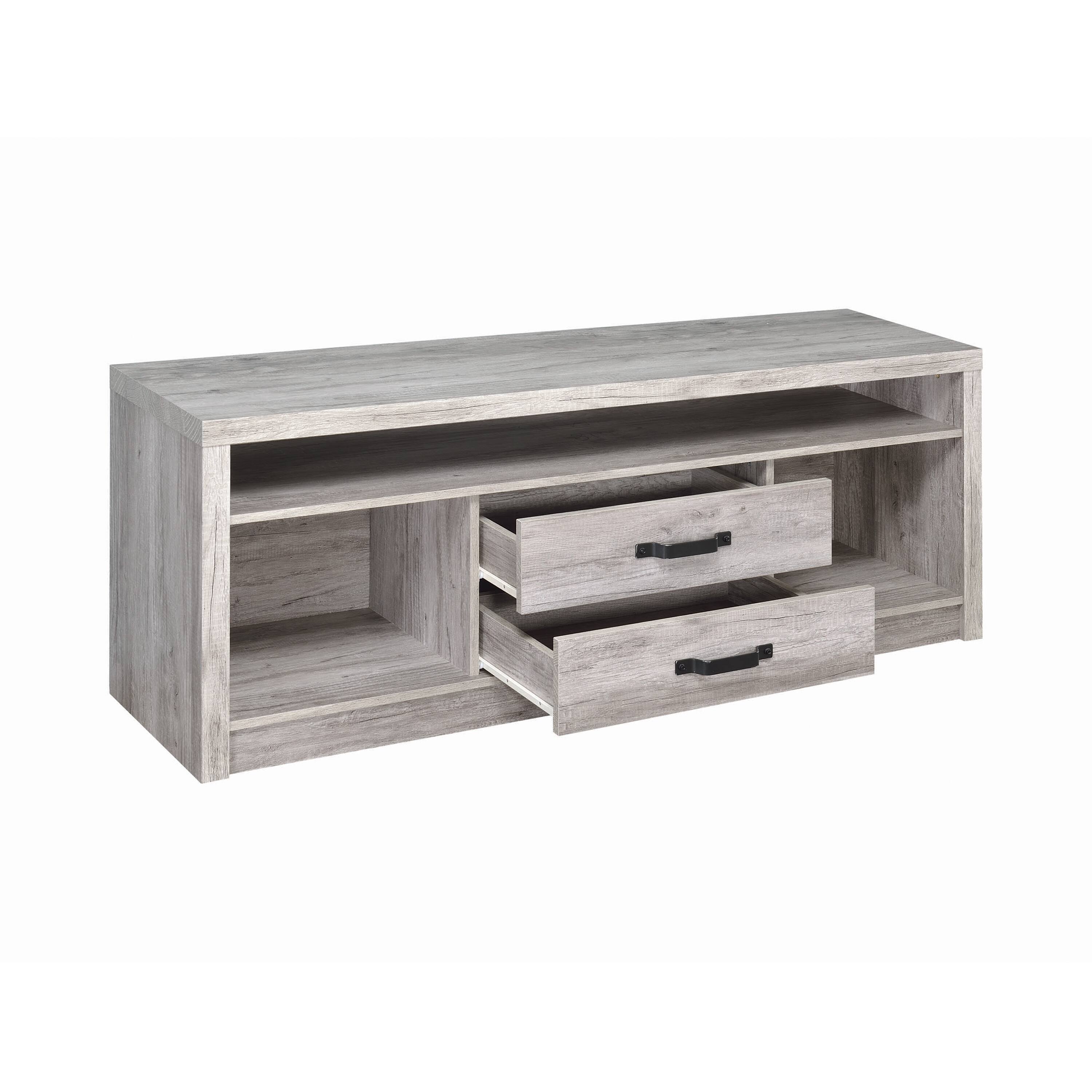 Alt View 1. Manhattan Lane - Fantastic Gray driftwood tv console - Gray.