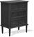 Alt View 12. Finch - Webster 3-Drawer Storage Cabinet - Dark Gray.