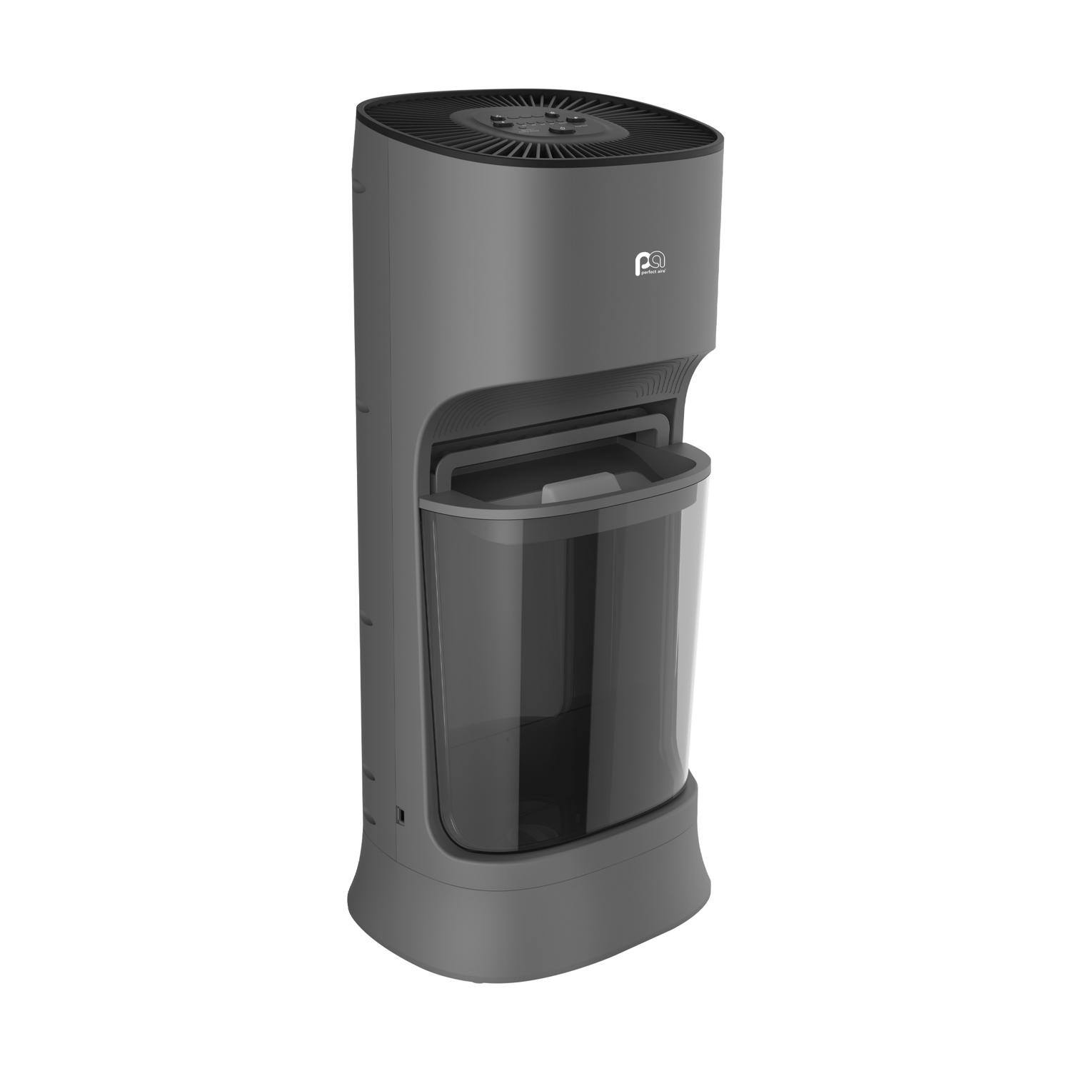 Angle. Perfect Aire - Perfect Aire 2.8 gal 215 sq ft Electronic Evaporative Console Humidifier.