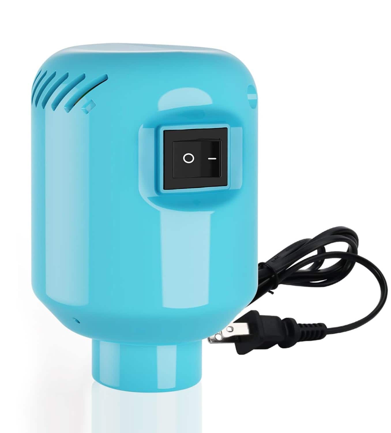 DORLUKFU - Electric Air Pump for Vacuum Storage Bags, Portable Travel Vacuum Pump Compressing Clothing Vacuum Seal Pump for Various - Blue