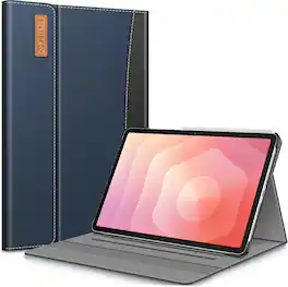 Fintie - Case for Samsung Galaxy Tab S11 5G 11 Inch 2025, SM-X730/X736B, Multiple Angle Portfolio Business Cover with Pocket - Navy