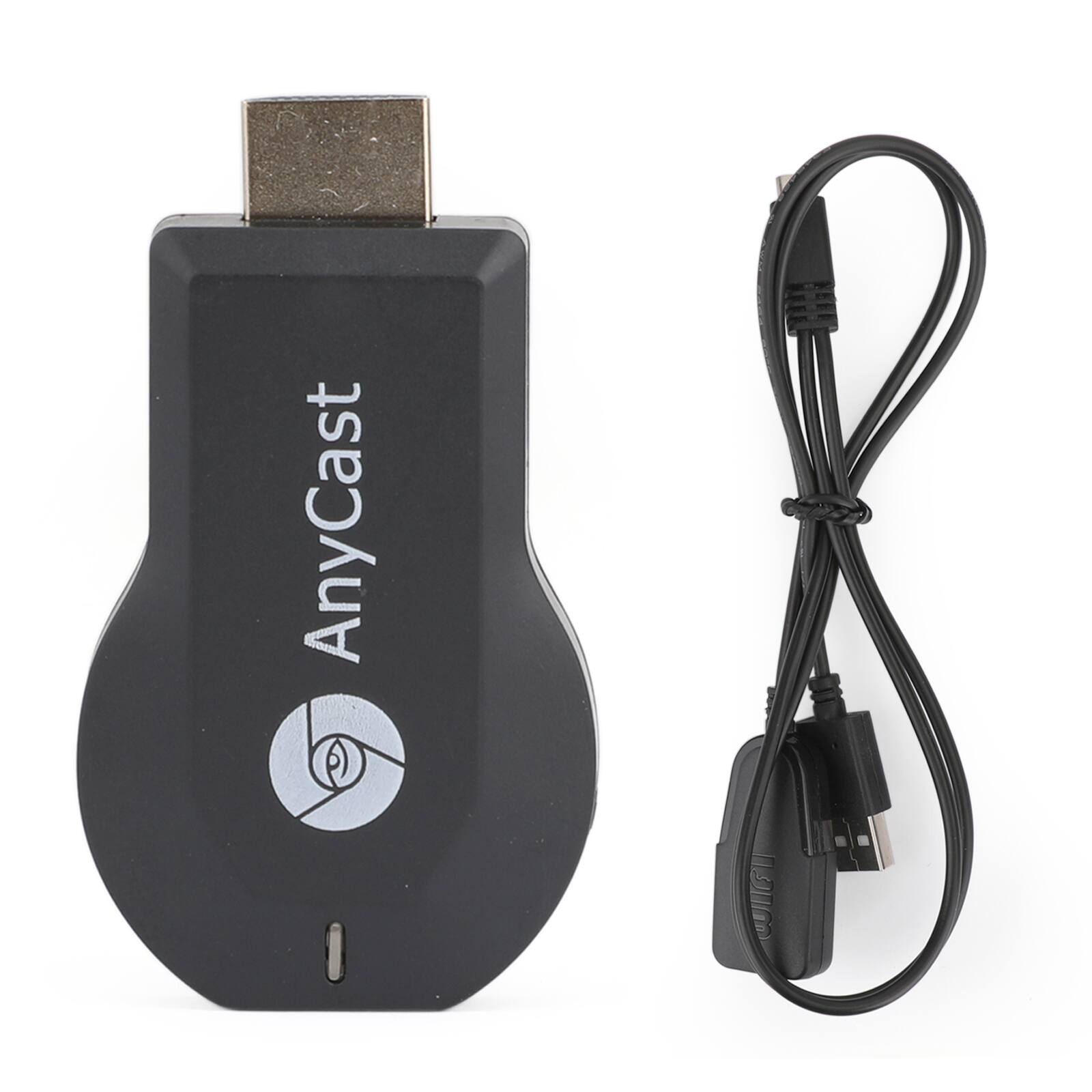 Angle. Topteng - 1080P Wireless Display Dongle with AirPlay & Miracast - HD TV Stick for iOS/Android - Black.