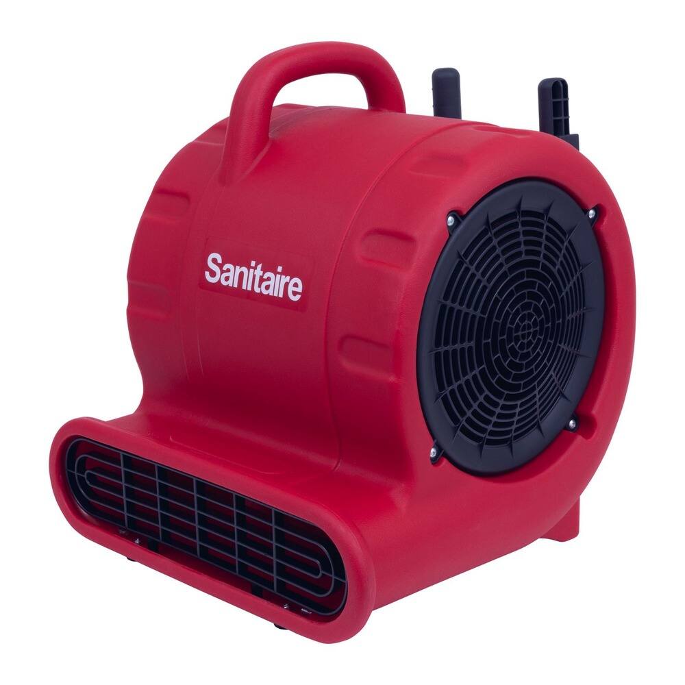 Angle. Sanitaire - SC6058A Commercial 3-Speed Air Mover - Red.