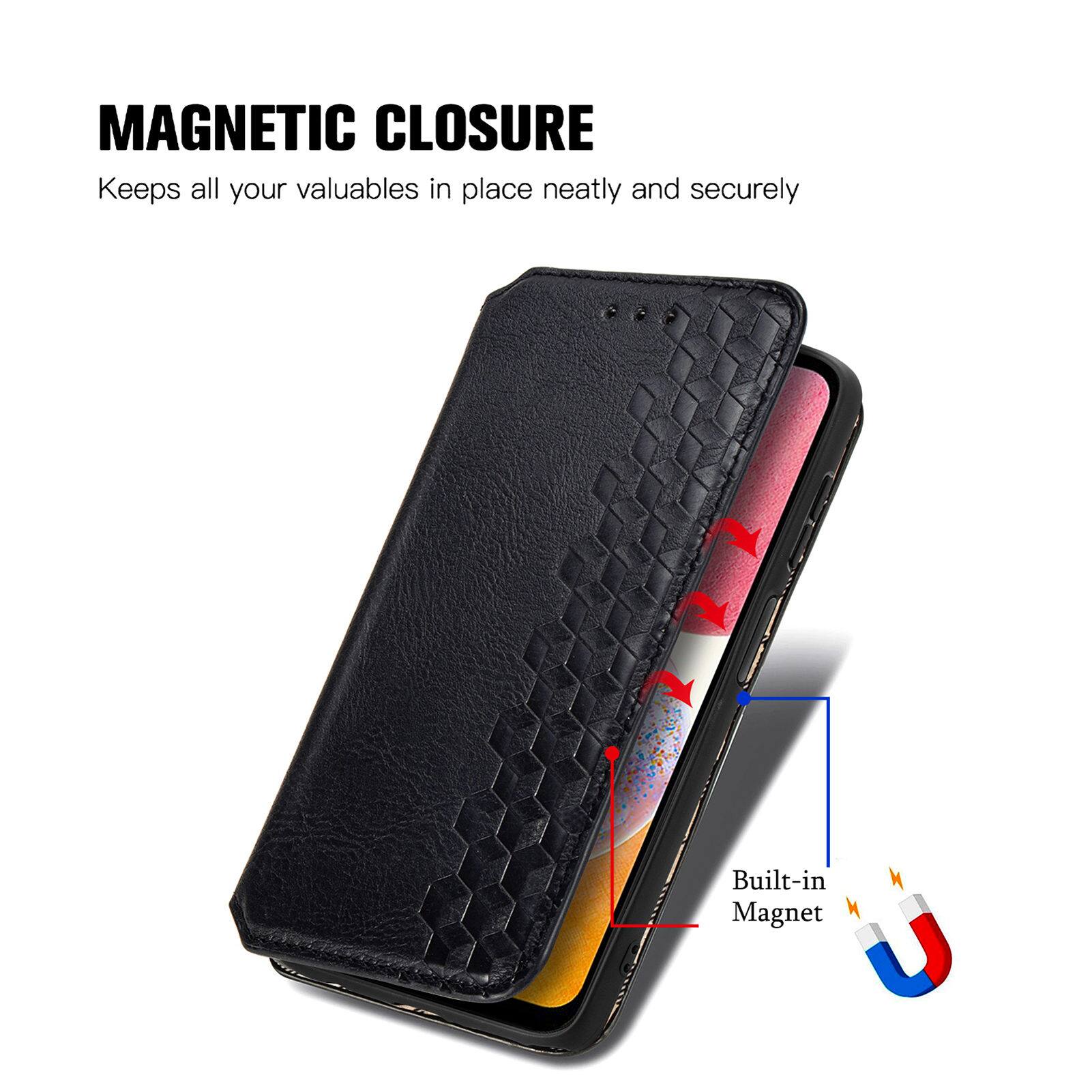 MAGNETIC CLOSURE  
Keeps all your valuables in place neatly and securely  

Built-in Magnet