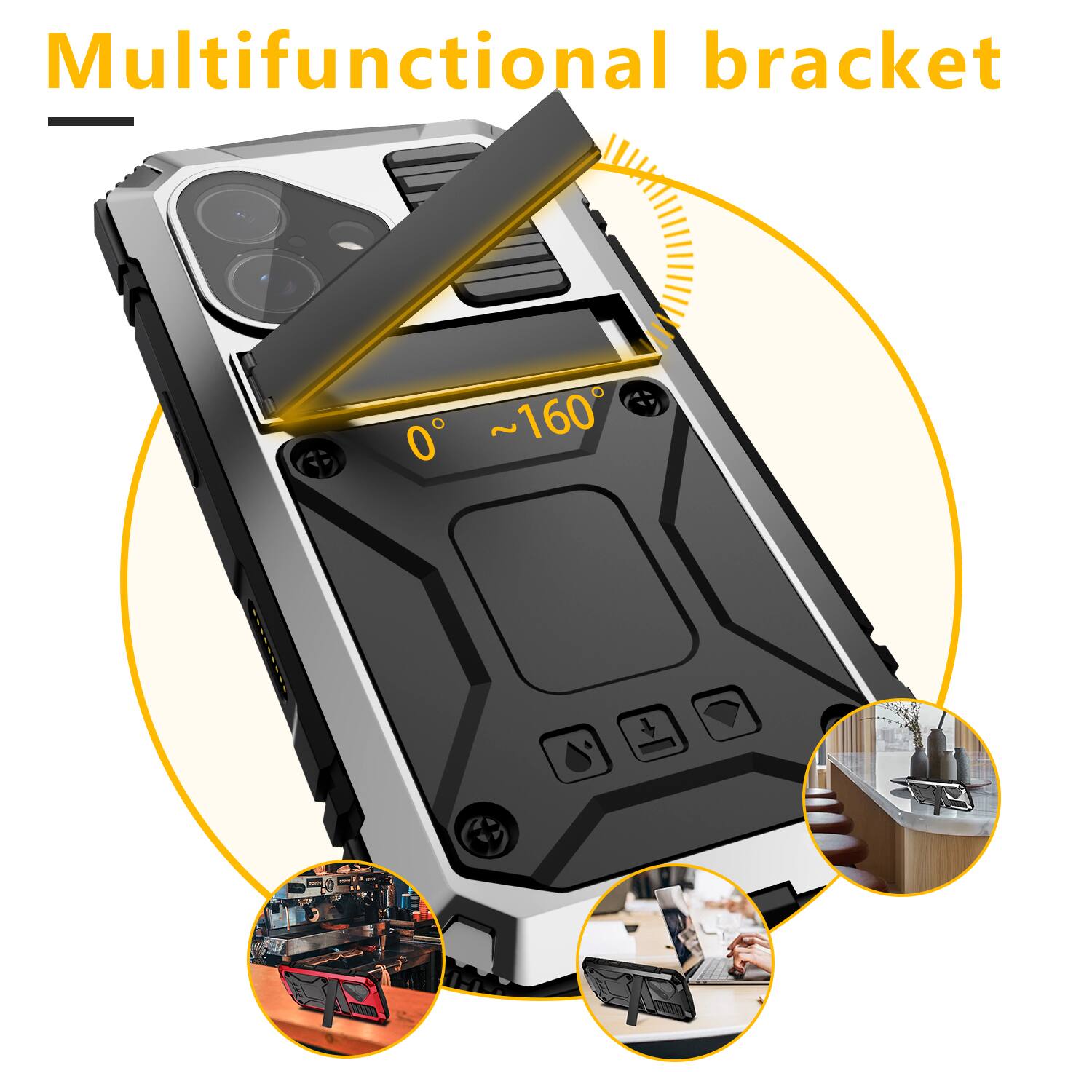 Multifunctional bracket 0° ~160°