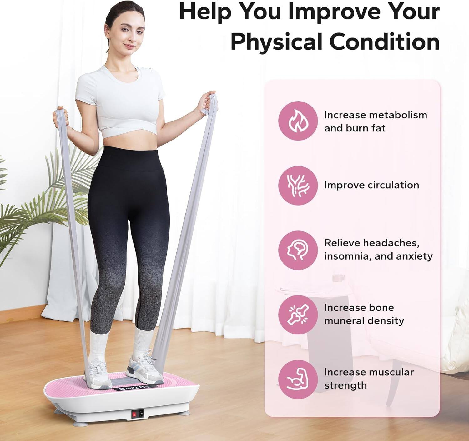 Exercise Body Balance 87 Routine MERACH Vibration Plate Whole Body