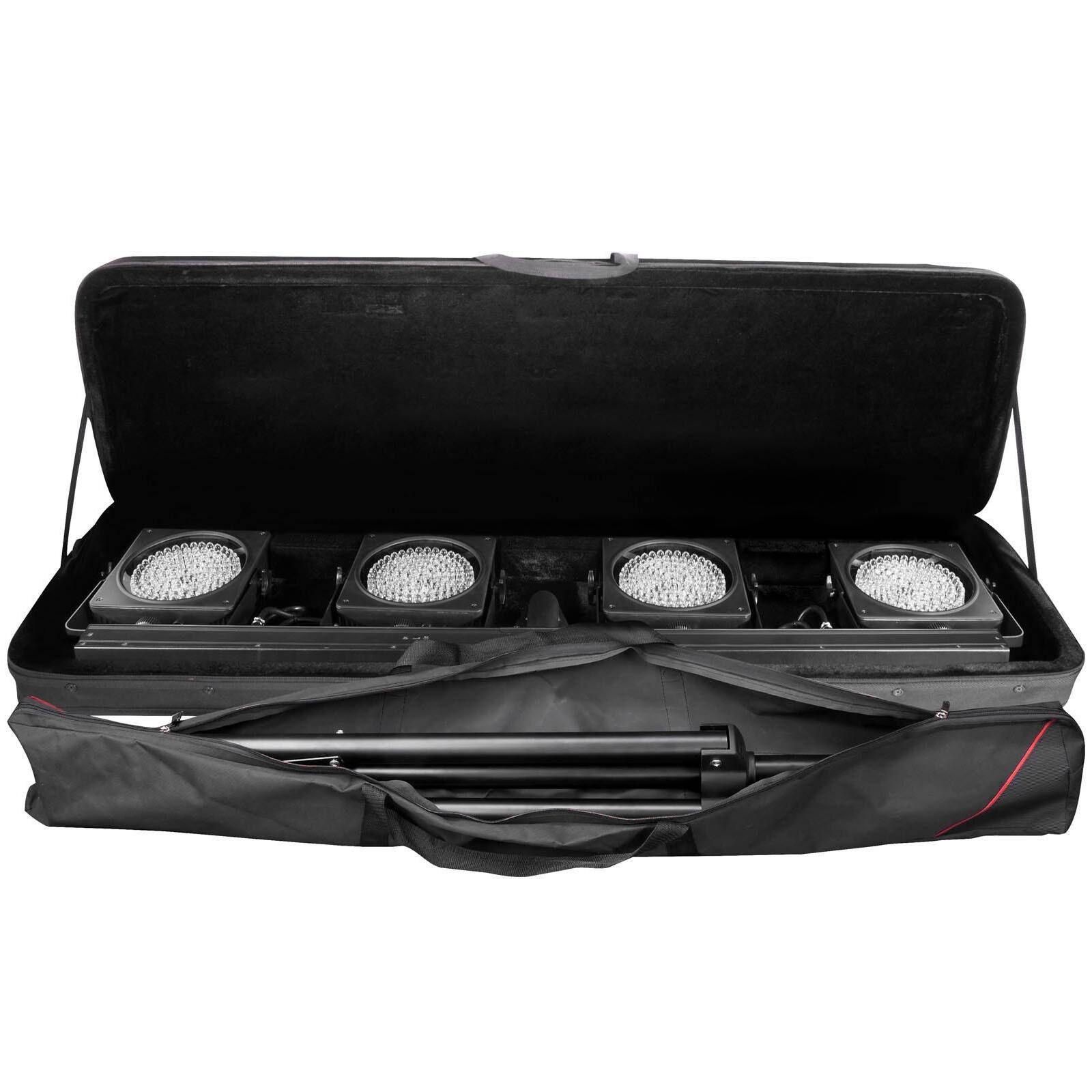Alt View 4. CHAUVET DJ - 4BAR ILS LED Wash Light System with Tripod, Wireless Footswitch, 432 RGB LEDs, ILS/D-Fi DMX Stage Lighting.