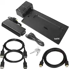 Front. Lenovo - 135W ThinkPad Ultra Docking Station (40AJ0135US) Bundle.
