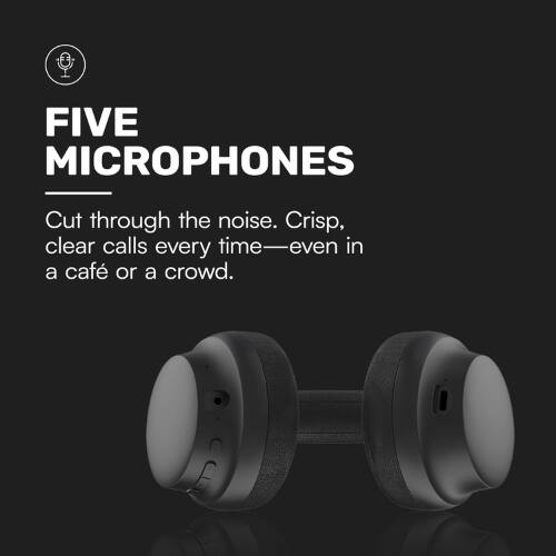 FIVE MICROPHONES

Cut through the noise. Crisp, clear calls every time—even in a café or a crowd.