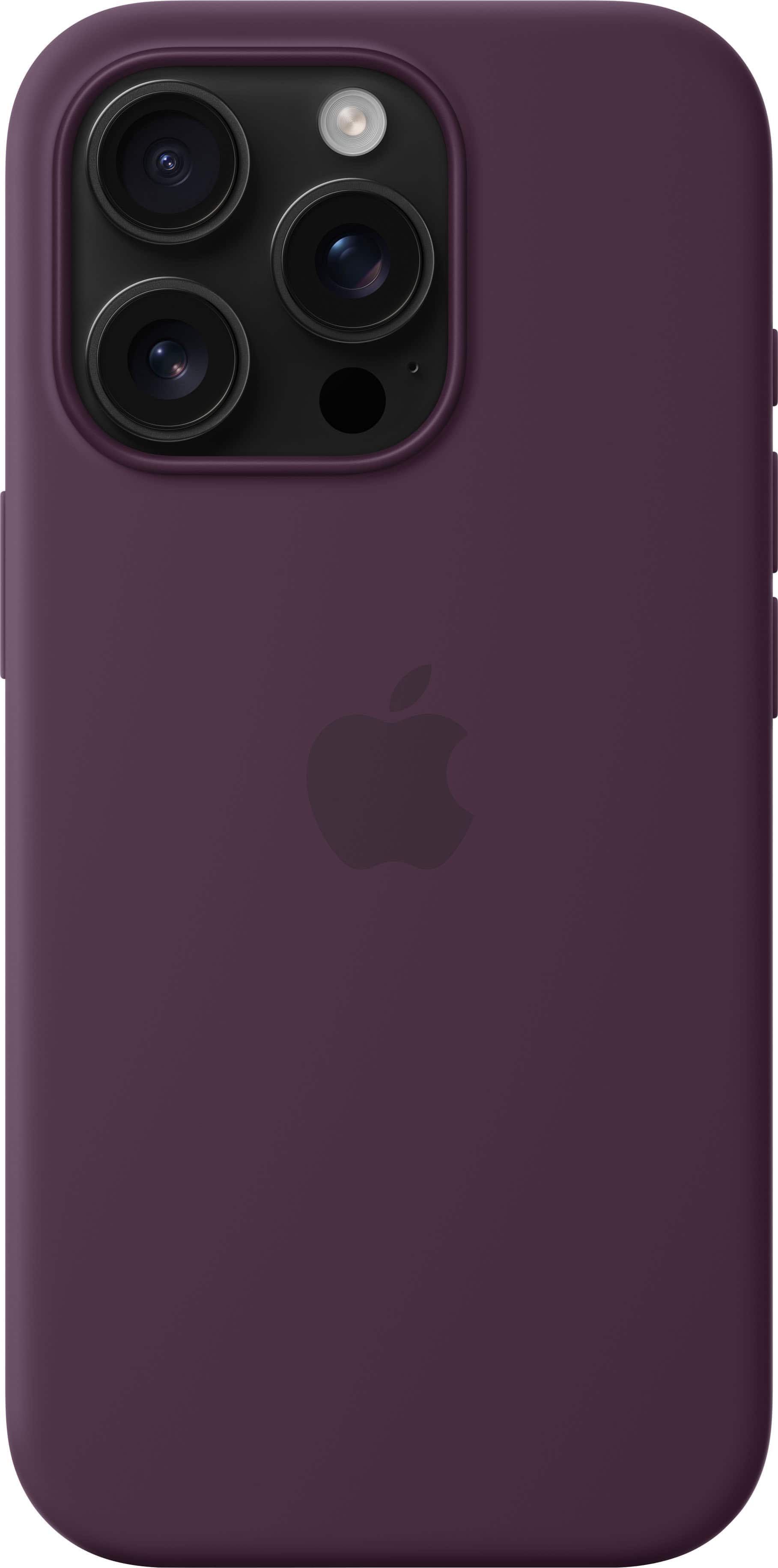 Alt View 13. Apple - iPhone 16 Pro Silicone Case with MagSafe - Plum.