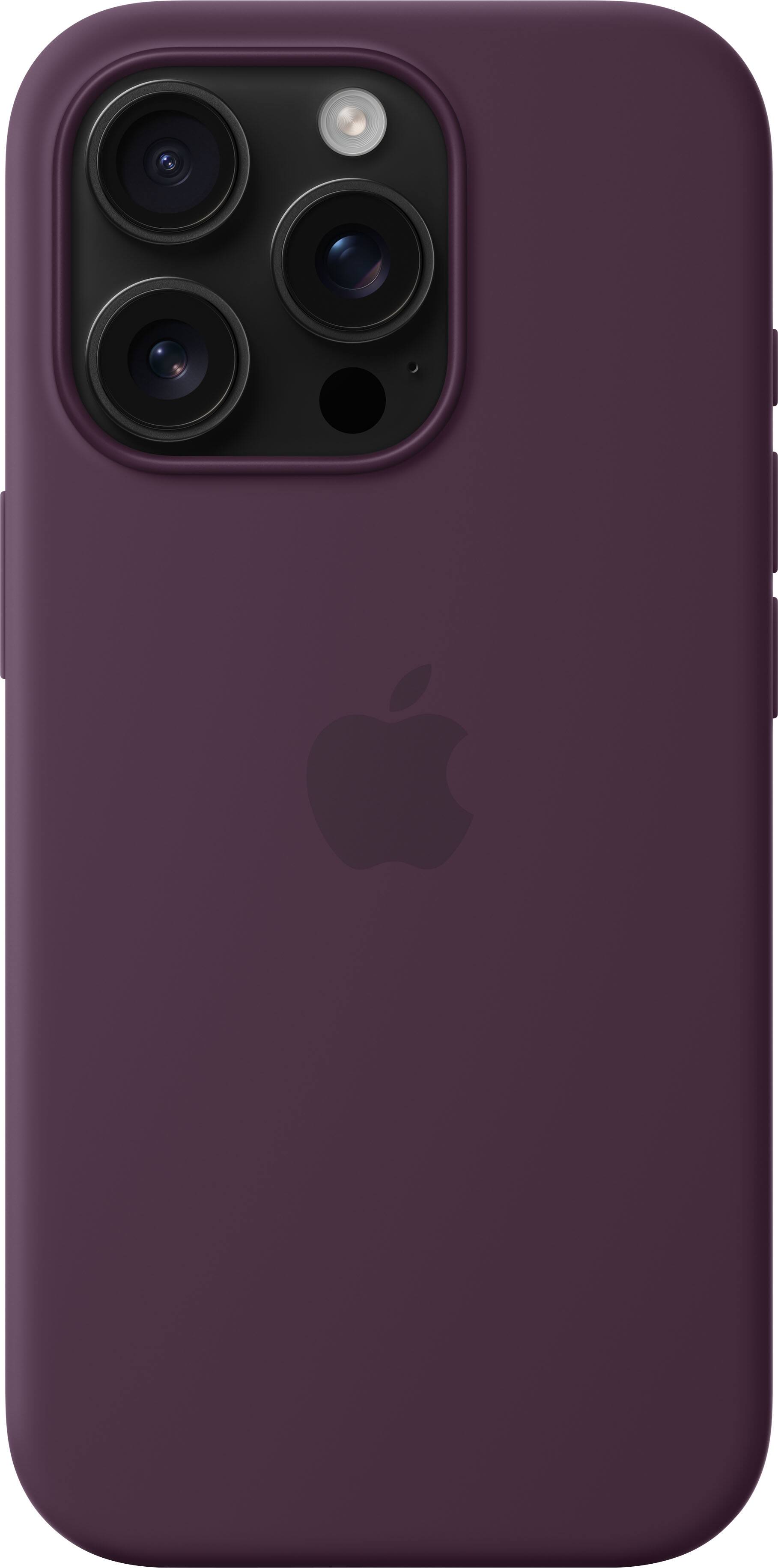 Alt View 13. Apple - iPhone 16 Pro Silicone Case with MagSafe - Plum.