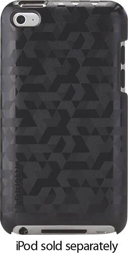 Front Standard. Belkin - Emerge Case for 4th-Generation Apple® iPod® touch - Black.