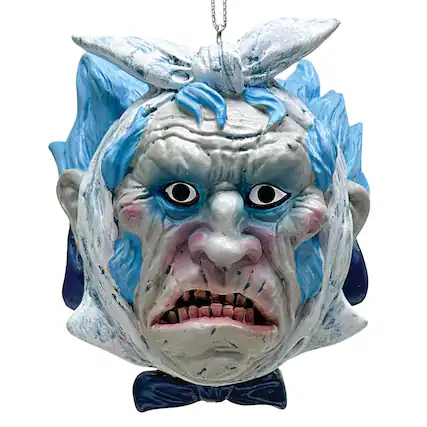 Front. Gorenaments - Len Simon's Gorenaments 3.5 Inch Horror Ornament Series 4 | Marley - White.