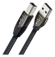 AudioQuest - Carbon 16.4' USB 2.0 Cable - Black/Gray - Front_Zoom