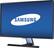 Left. Samsung - 27" LED HD Monitor - Glossy Black.