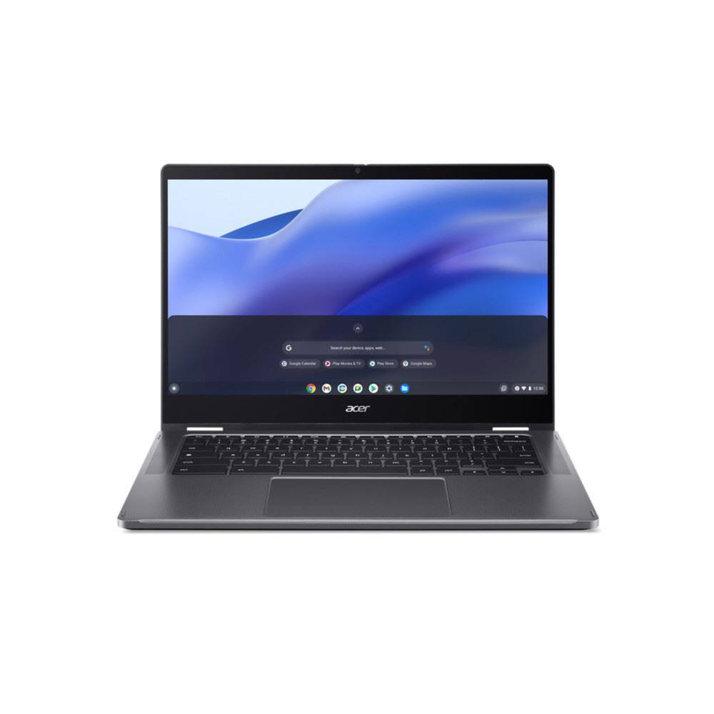 Front. Acer - Chromebook 514 - 14" Touchscreen AMD Ryzen 7 5825C 2GHz 16GB 256GB ChromeOS | CP514-3WH | NX.KBQAA.004 - Steel Gray.