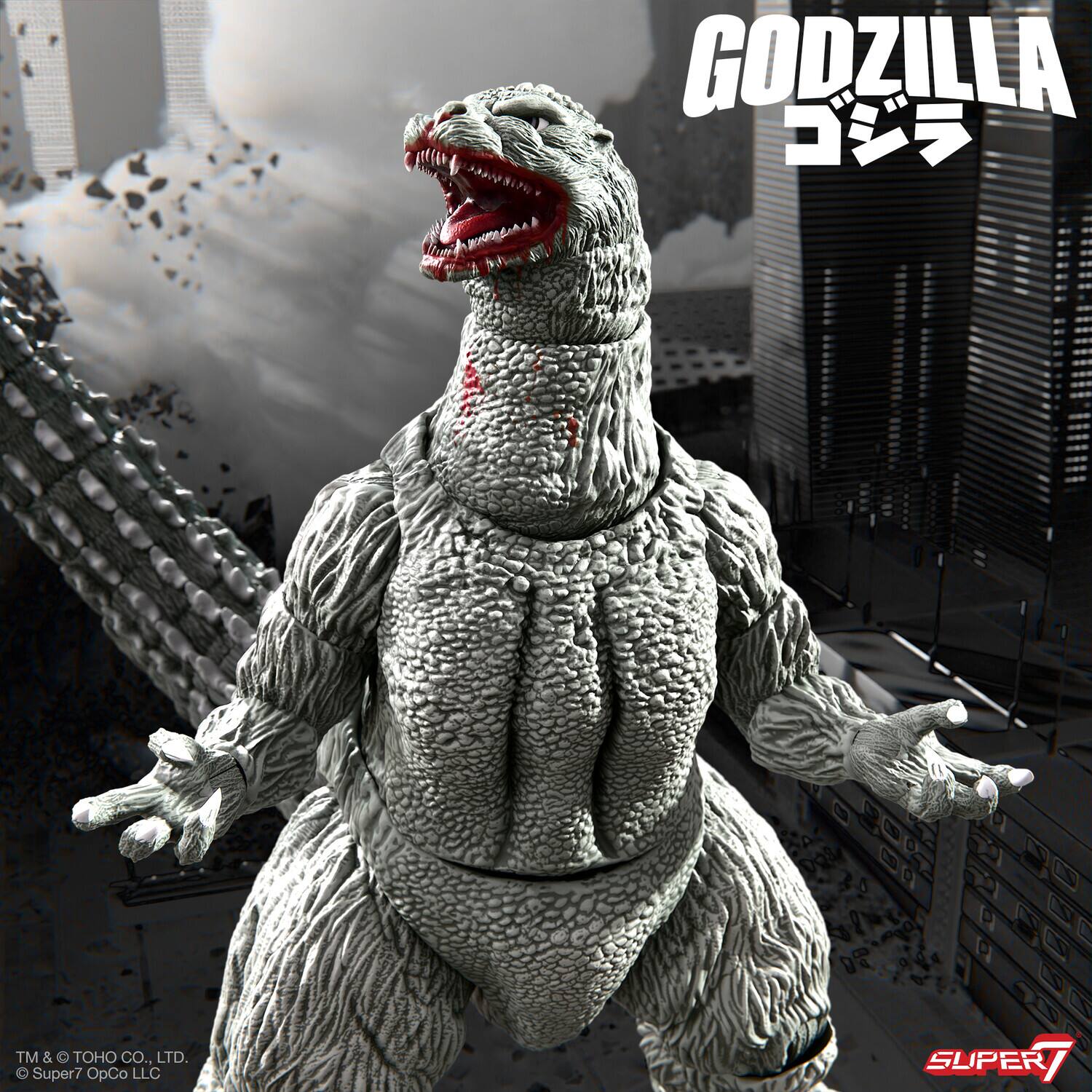 Super7 Toho ULTIMATES! Godzilla 1989 (Greyscale Comic Book Thirsty