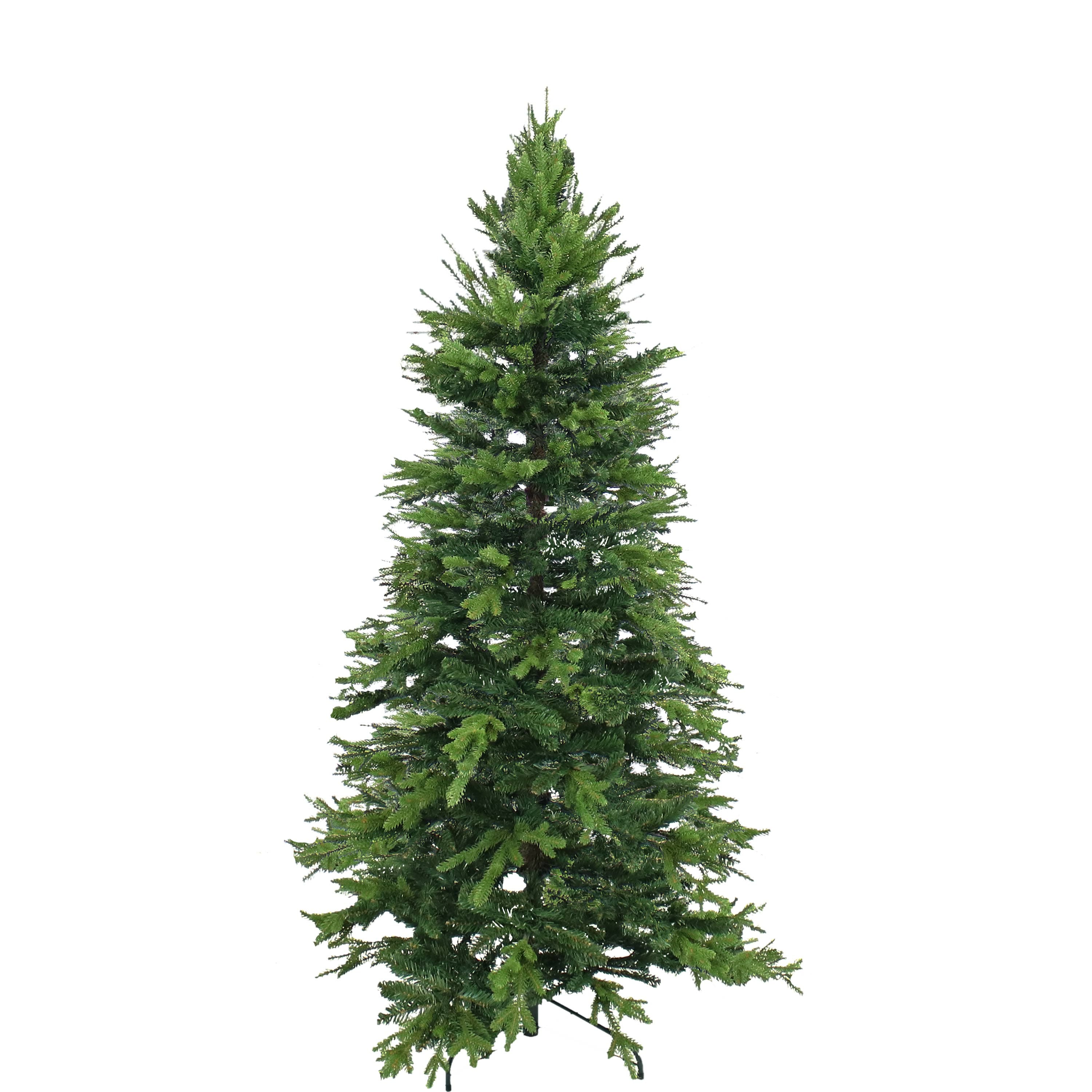 Sunnydaze - Slim and Stately Indoor Unlit Artificial Christmas Tree - 6 ft - Green